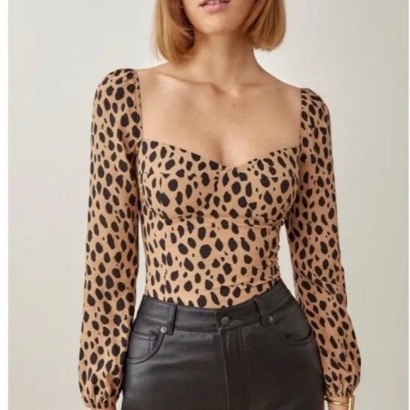 Reformation Reign Top Bobcat Sz6 - Picture 2 of 7